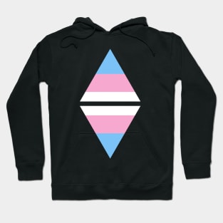 #nerfingwithpride Auxiliary Logo - Transgender Pride Flag Hoodie